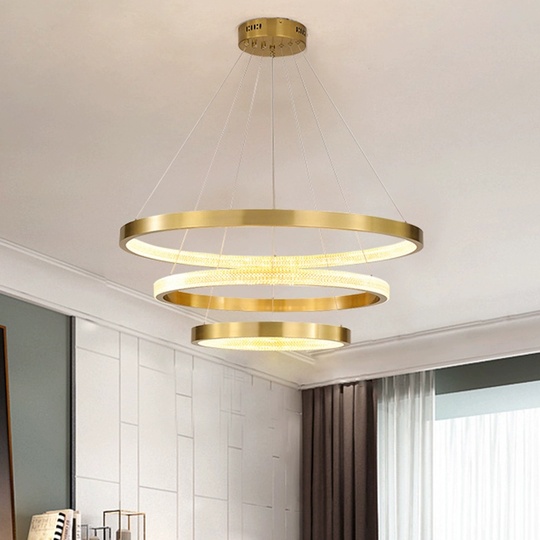 Люстра подвесная, медь, ПММА, LEO 100*80*60 металл, LED.