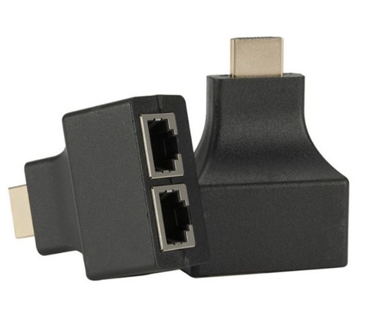 Двухпортовый переходник HDMI-LAN-HDMI