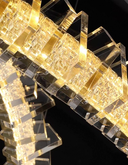 Люстра подвесная, медь, ПММА, AD 60*80, металл, LED