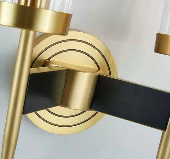 Настенный светильник DON, бра 12*40, бронза, металл, Е27.