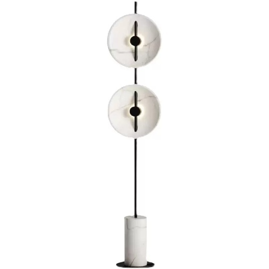 Торшер белый Elyntro, 32*170 см, LED, мрамор, 14 Вт