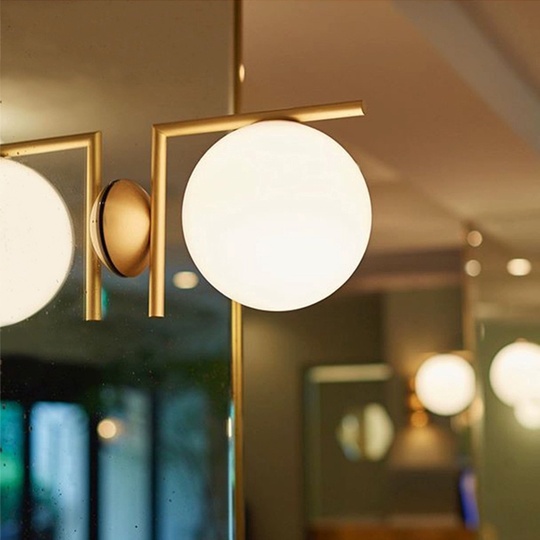 Настенный светильник бронза RON, Бра, 20*28, металл, Е27.