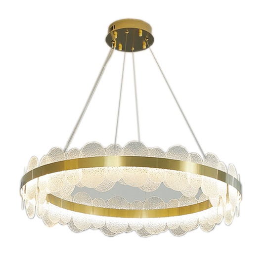 Люстра подвесная, медный, стекло, STUNNING 50*15, металл, LED.