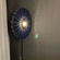 Торшер, синий, золото, Random Blue 60*160, LED, металл, ткань