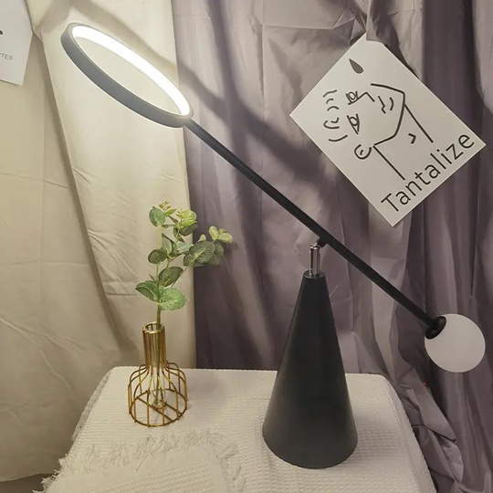 Черная настольная лампа Vikont, 50*70 см