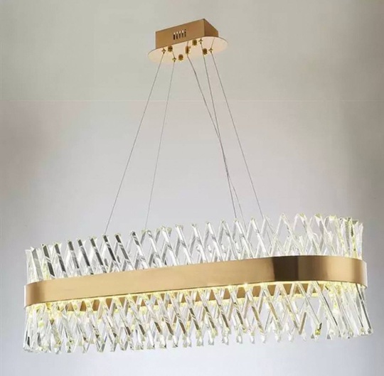 Люстра подвесная, медный, стекло, DRAMATIC 80*25, металл, LED.