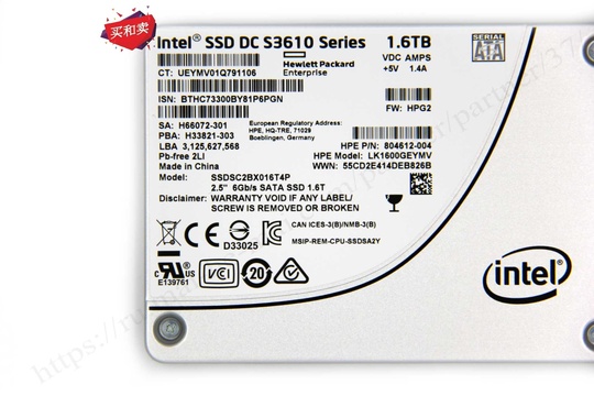 SSD диск Intel DC S3610 1.6ТБ,  2.5" SATA III