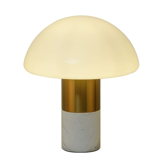 Настольная лампа WING 30*34,  белый, мрамор