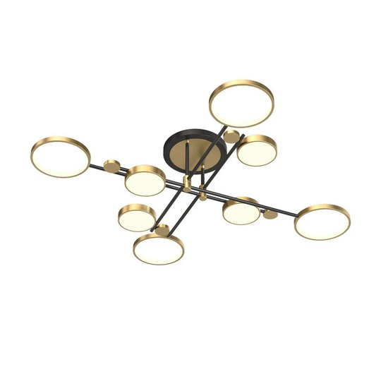 Люстра золотая Aerelix, металл, 126*26 см, светодиодная, LED