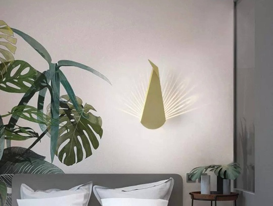 Настенный светильник, БРА EMRE 14*36, бронза, металл, LED.