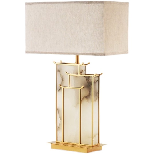 Настольная лампа бежевая, CORTESIA, 40*69 см