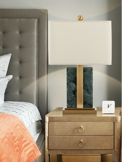 Зеленая настольная лампа My Interno Kingston, 38*63 см