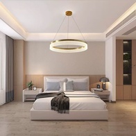 Люстра подвесная, медь, ПММА, ABDON 100*8, металл, LED