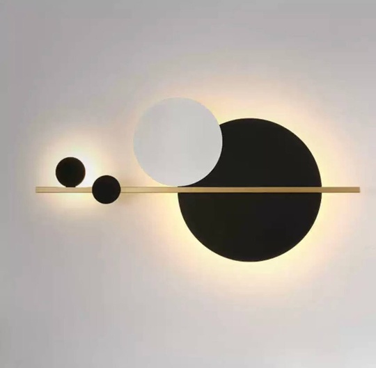 Настенный светильник DOUGL 29*60, черный, белый, металл, LED.