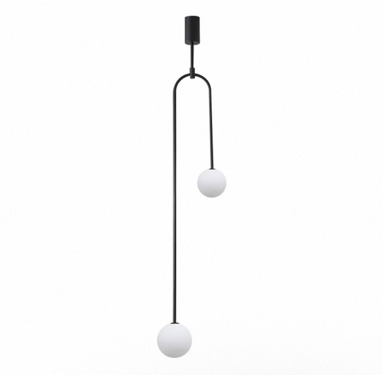 Светильник потолочный, черный, Elirvo, металл, 26*163 см, G9