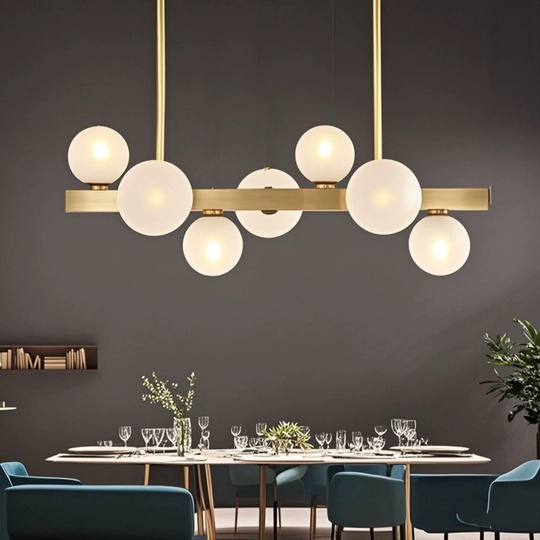 Люстра медная Virexia, металл, 160*60 см, G9