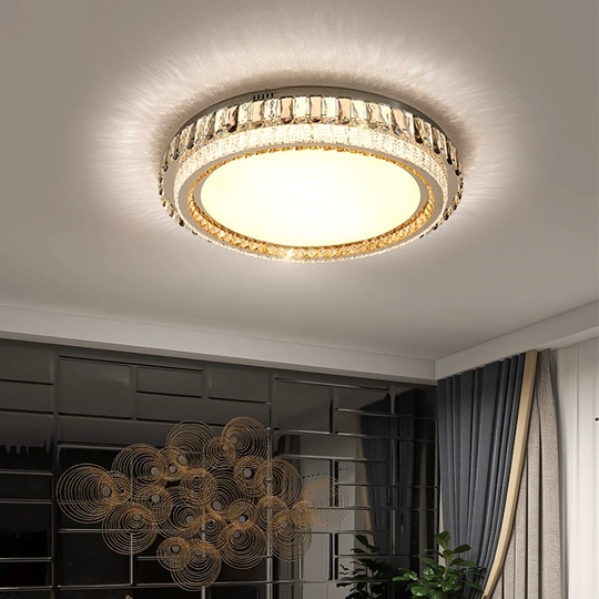 Потолочный светильник, золото, кристалл, LINA 60*16 металл, LED.