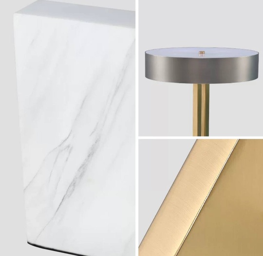 Настольная лампа AFERES 35*47, серый, античная бронза