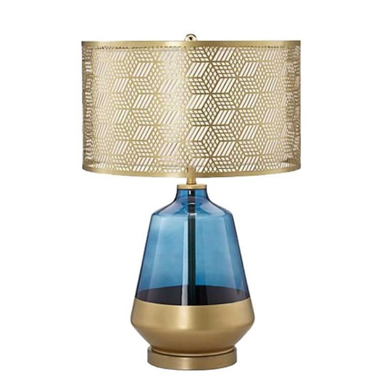 Настольная лампа ARNIE 40*66, стекло, металл, Е27.