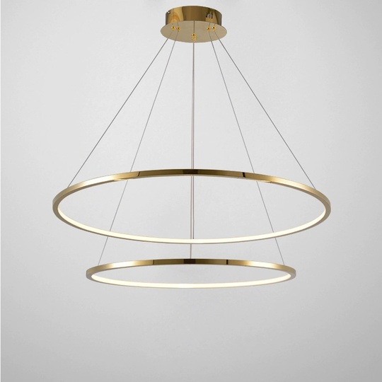 Люстра подвесная, медь, ПММА, MICK 40*60 металл, LED.