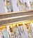 Люстра подвесная ERGEM 80*32 золото, стекло, металл, LED.