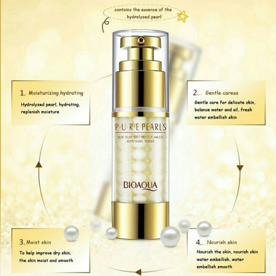 Увлажняющий крем для кожи вокруг глаз с натуральной жемчужной пудрой PurePearls