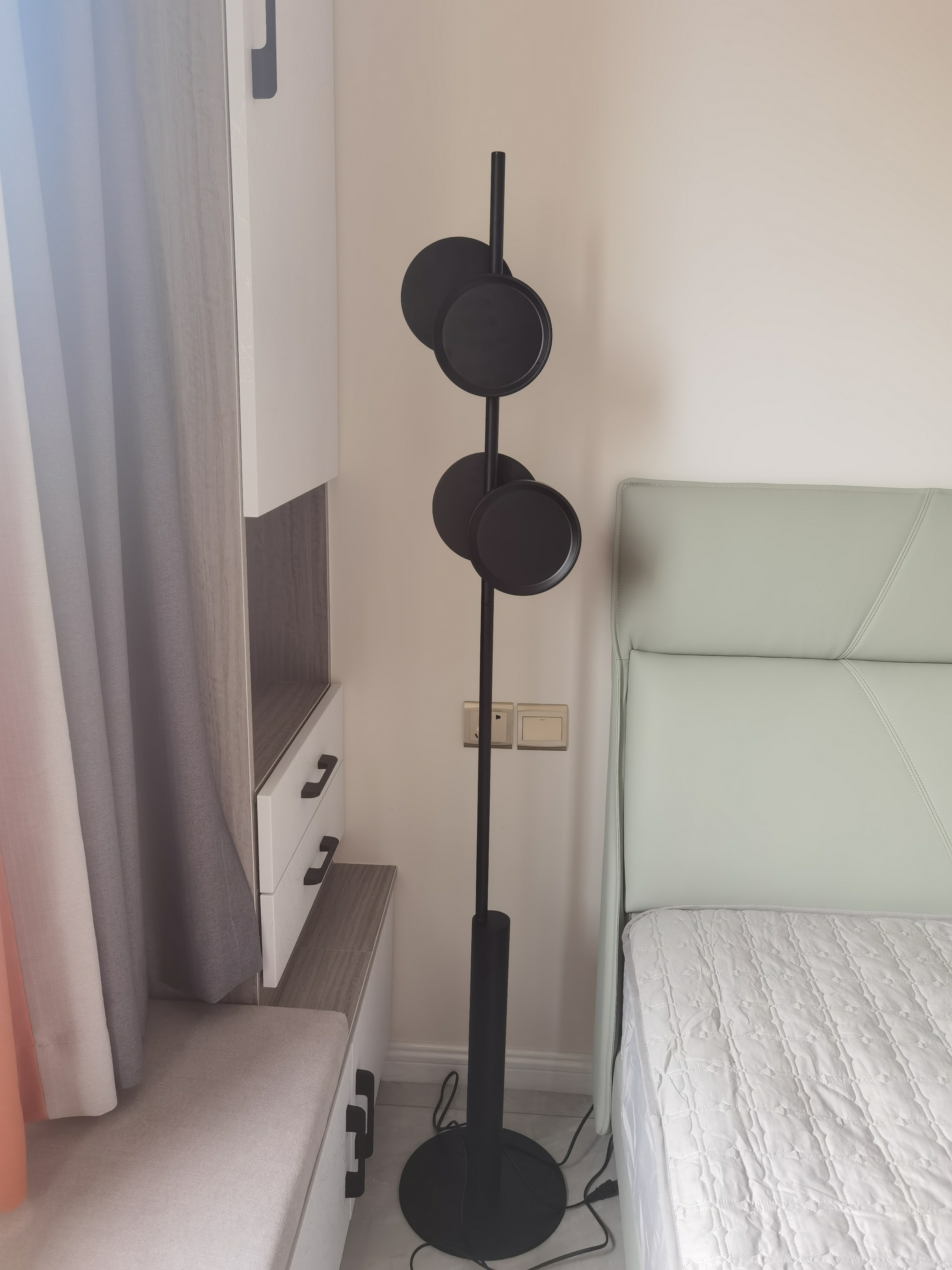 Напольный торшер, черный, Studio Truly, LED, 24 Вт