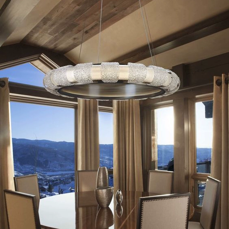 Светильник подвесной медный Ezimor, металл, трос 100 см, 80*8 см, LED